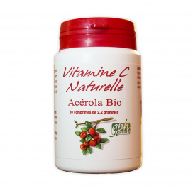 Vitamine C Acérola Bio 1000 - 30 comprimés