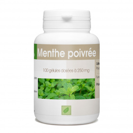 Menthe Poivrée - 250 mg - 100 gélules