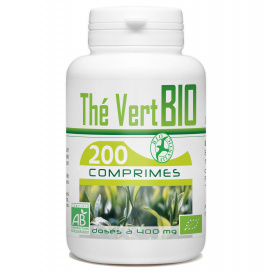 Thé Vert Bio - 400 mg - 200 comprimés 