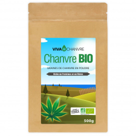 Graines de Chanvre Bio en Poudre - 500g