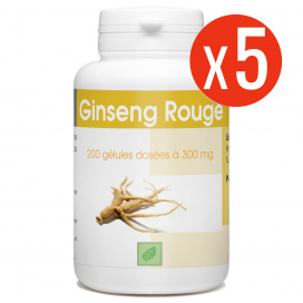 Ginseng Rouge 1000 gélules - 300 mg - 200 x 5