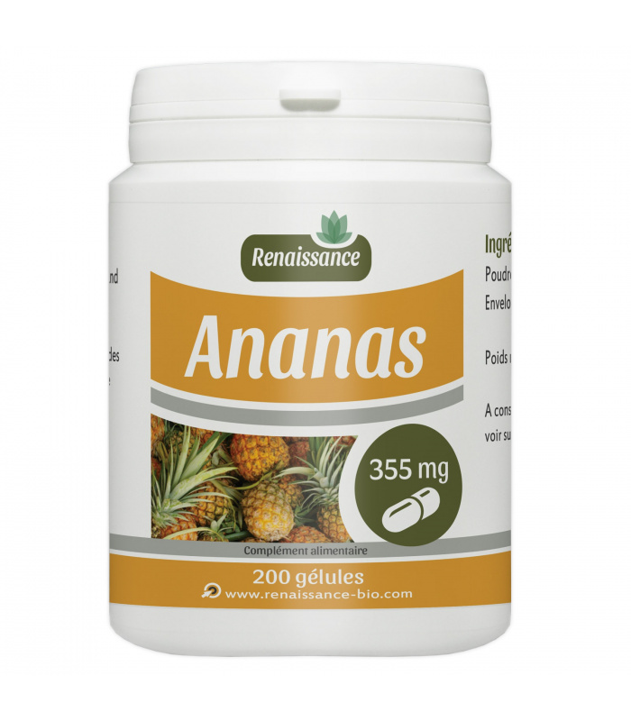 Ananas Tige - 600 mg - 200 comprimés (Bromeline) - Minceur Ananas Tige - 600 mg - 200 comprimés (Bromeline) - Minceur