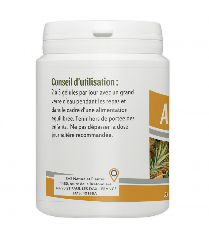 Ananas Tige - 600 mg - 200 comprimés (Bromeline) - Minceur Ananas Tige - 600 mg - 200 comprimés (Bromeline) - Minceur