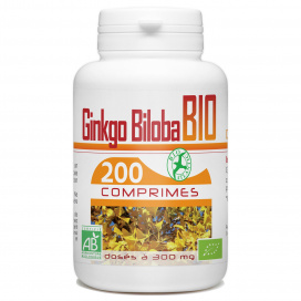 Ginkgo Biloba Bio - 300 mg - 200 comprimés