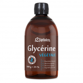 Glycérine Végétale - 500g + 25% - 500ml