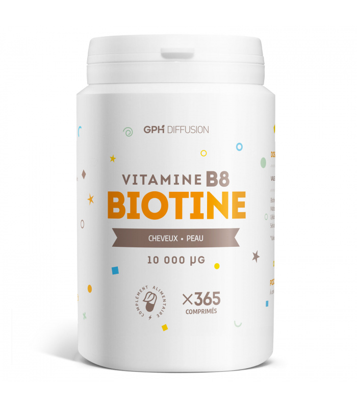 Vitamine B8 Biotine 10 000 µg - 123plantes.com