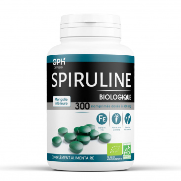 Spiruline Bio - 300 comprimés 500 mg